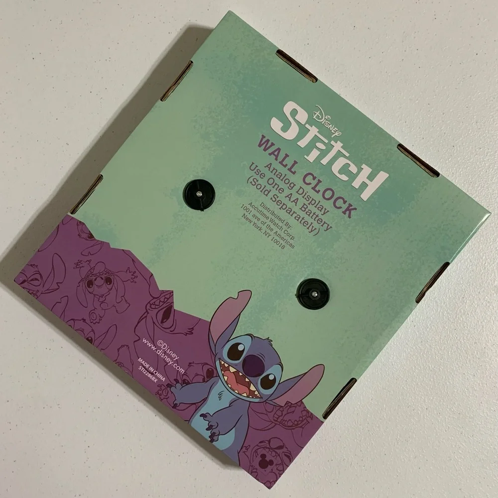 Disney Lilo and Stitch Analog Wall Clock-New in Box